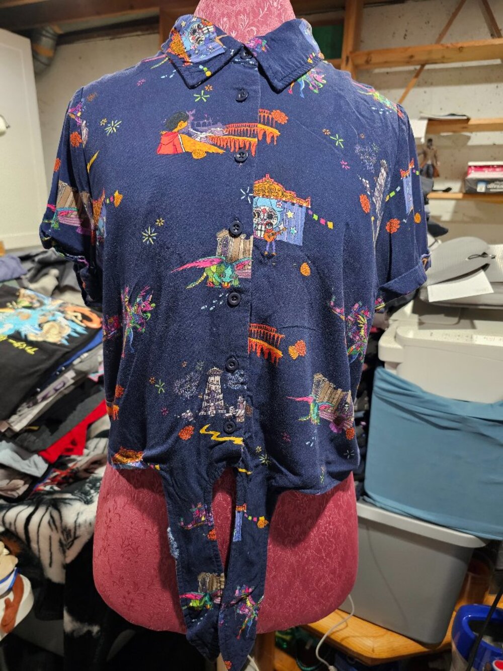 Disney's Pixar Coco Button Up Shirt